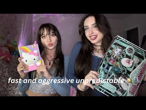 ASMR | Fast and Aggressive Unpredictable Triggers (In-Person Collab sage​⁠asmr x @beebeeasmr )🪐🎙️