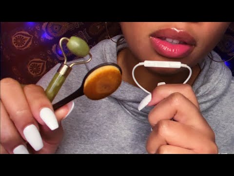 ASMR | Helping You Sleep 😴 👄 Face Brushing