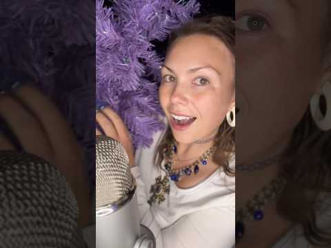 ASMR Christmas tree 💜 #thriftstorefinds #asmr #bestlifebybrooke #asmrtingles #thriftstorehaul