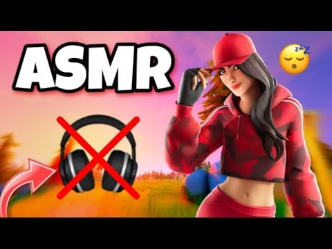 ASMR FRANCAIS sur FORTNITE POUR CEUX QUI N'ONT PAS D'écouteurs / casque 😴😴 (très proche du micro)