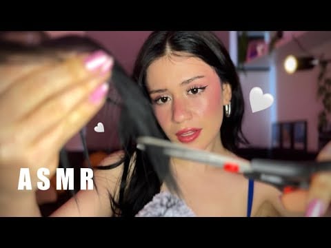 CORTE DE CABELO + HIDRATAÇÃO EM ASMR