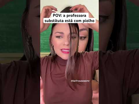 POV: a professora substituta está com piolho #shorts #humor #asmr