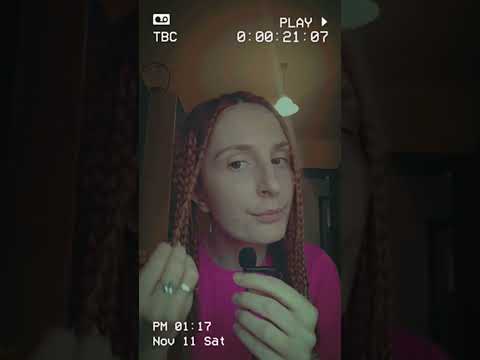 Asmr - Playing with my braids #asmr