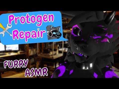 [FURRY ASMR] 🛠️Protogen Repair🪛  (Screwing/unscrewing, technical ramblings!)