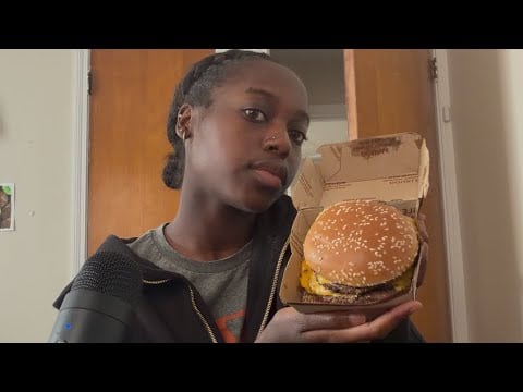 ASMR McDonald’s Mukbang & Rambling 🍔 