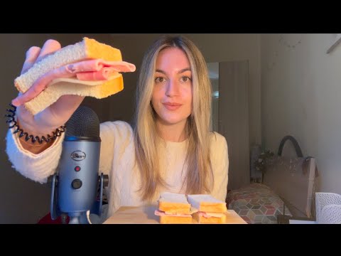 EATING SANDWICH 🥪 crostatina dolce (muckbang asmr ita)