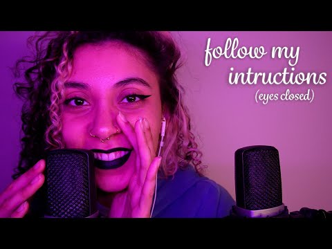 *SENSITIVE & SOFT TINGLES* Close Your Eyes & Follow My Instructions ~ ASMR