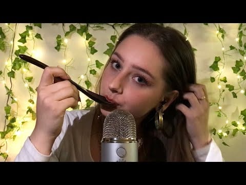 ASMR | Eating you with a Wooden Spoon - Personal Attention & Mouth Sounds