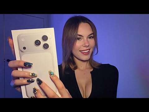 ASMR iPhone 17 Pro Max Box Triggers 📲
