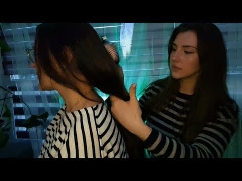 [ASMR PL] Czeszę włosy mojej ukochanej MAMY 💝 (szept, layered sounds, hair brushing)