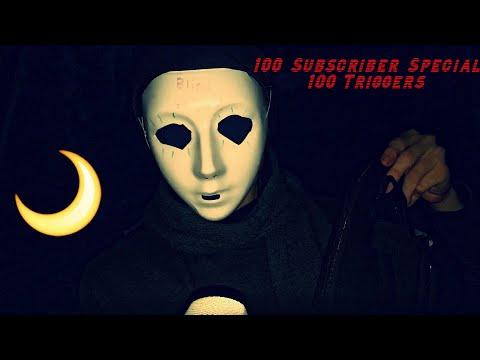 100 SUBSCRIBER SPECIAL 100 TRIGGERS ASMR - BLIND ASMR