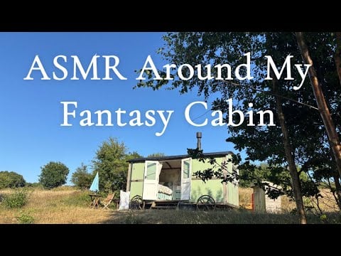 ASMR Around My Fantasy Cabin (tapping, scratching, camera tapping)