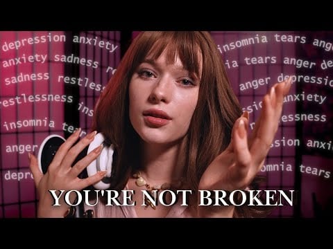 Watch If You're Feeling Depressed - ASMR meditation + background triggers on 3dio
