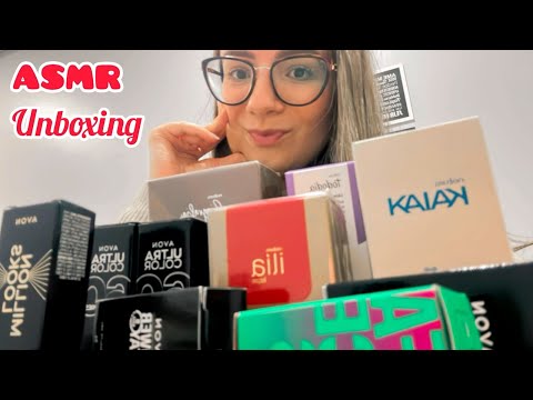 ASMR UNBOXING Natura e Avon #asmr #unboxing #natura