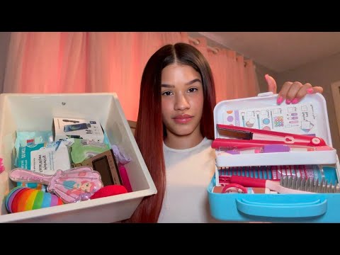 ASMR desde mi cama (peinado, maquillaje, skincare, triggers y +)