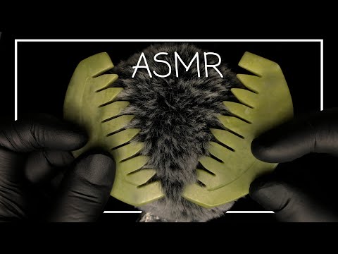 ASMR 3 Hours Double Crinkle Brushing over Fluffy Mic Cover! 🩶 (No Talking)