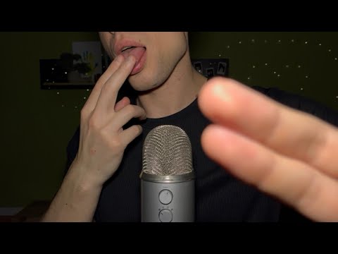 ASMR  Spit Painting & Mouth Sounds 🎨