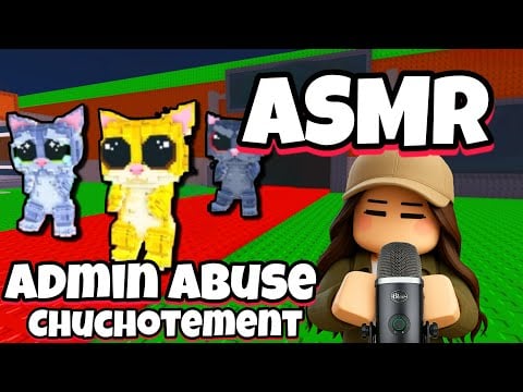 ASMR Français • CHUCHOTEMENT PUISSANT ET ADMIN ABUSE SUR STEAL A BRAINROT ROBLOX ! 😴