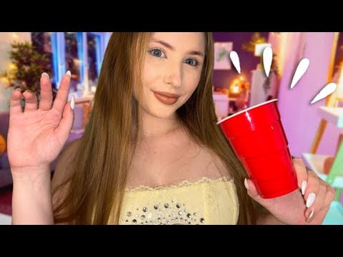 ASMR Roleplay | Girl Who Peaked in High School Attends Your Halloween Party 🎃🖤👻