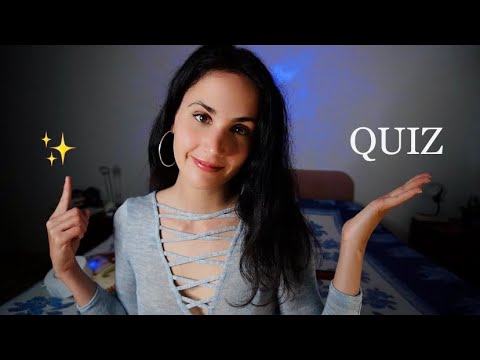 Facciamo un gioco? ✨ | ASMR ITA | Quiz for Sleep • livello facile • whispers