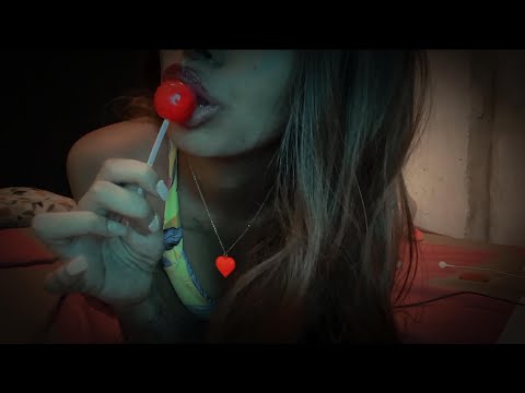 ASMR SUCKING LOLLIPOP💗 by Demilly ASMR 💗(Exclusive)