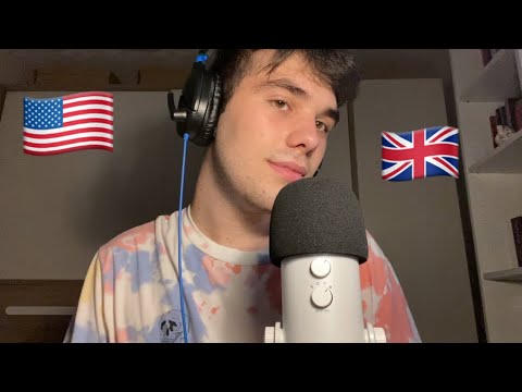 ASMR 🇬🇧HABLANDO EN INGLES POR PRIMERA VEZ🇺🇸