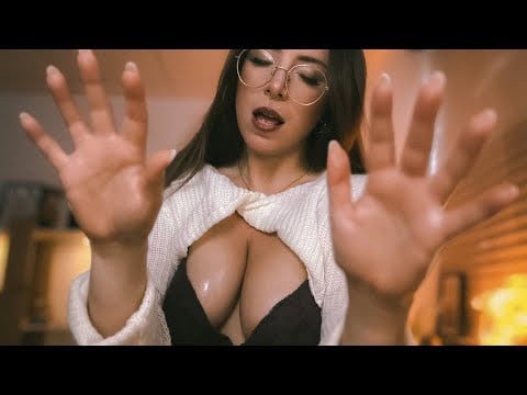 ASMR Your Girlfriend give Oil Massage 🤤 (intense, almost no talking)