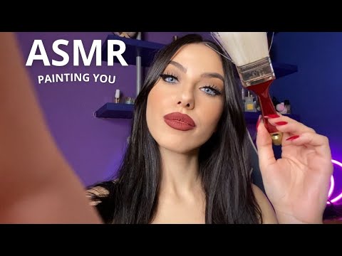 ASMR CAOTICO - TI DIPINGO IL VISO (asmr painting you)