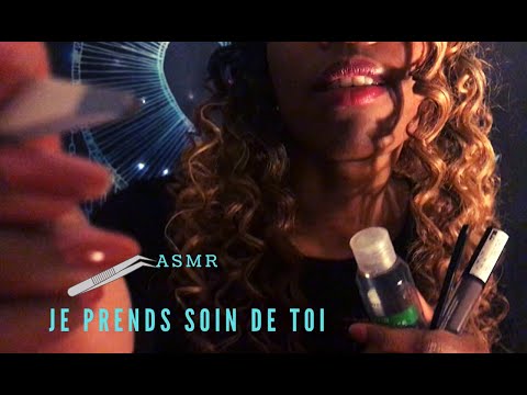 ASMR Français🌟JE FAIS TES SOURCILS  ET TE RECONFORTE _ Eyebrows and Personal attention🌟