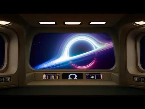Black Holes Explained | sleep & learn inside a spaceship ASMR