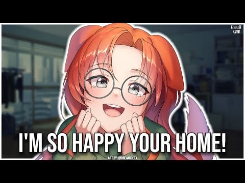 3DIO ASMR | Puppy Girl Tries Cheering You Up! 🦴 Sniffas, Head Scratches & Heartbeats