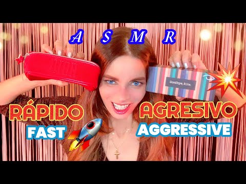 🚀ASMR Rápido y Agresivo: Estímulos Intensos para una Relajación Instantánea 🍃