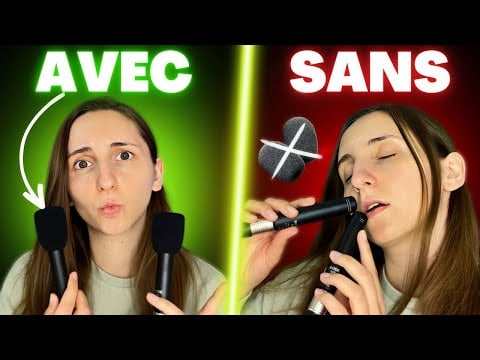 ASMR FR | Micro AVEC bonnettes VS SANS bonnettes 🤯