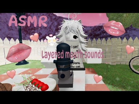Roblox ASMR [Adopt me] || ☆Layered Mouth Sounds👄☆