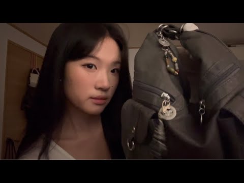 가방 속 물건 탭핑 asmr