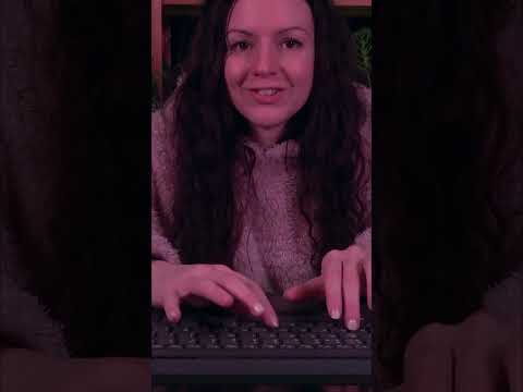 ASMR Typing Sounds #asmrkeyboard #asmrtapping #asmrtyping