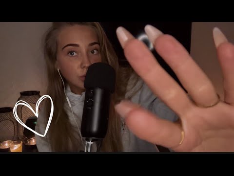 Nederlandse ASMR| Breathy whispers| Mouth Sounds| Hand movements| Positive affirmations🩷😴🌙