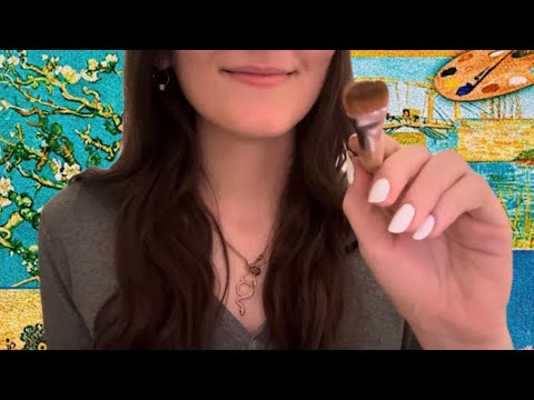 Tracing con pennelli sui miei disegni! ASMR 🖌️😴