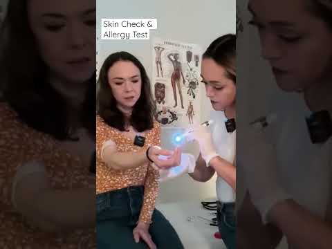 ASMR Skin Check & Allergy Test @ilovekatieasmr #asmr #asmrrealperson #asmrmedicalexam #softspoken