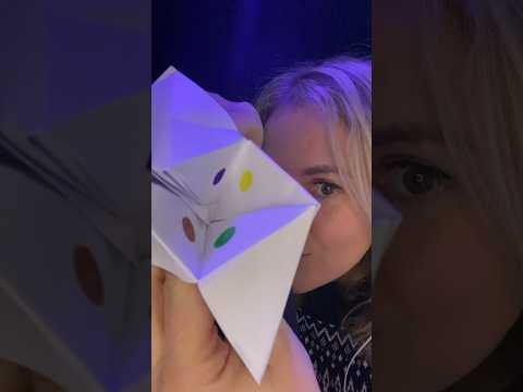 ASMR FR / On joue avec une cocotte en papier #asmrfr #shortsasmr #asmr