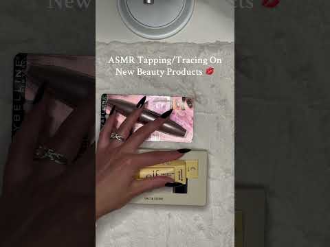 ASMR Tapping/Tracing On New Beauty Products 💋 #asmr #asmrsounds #asmrvideo #visualtingle