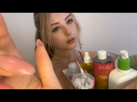ASMR| Taking care of you before you fall asleep 💤