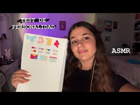 ASMR | te hago un test de personalidad (parte 2) 🧠☀️ 