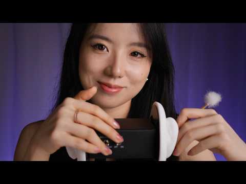 ASMR Ear Pampering 👂 3Dio Deep Ear Cleaning, Blowing & Whispers for Your Heaviest Sleep