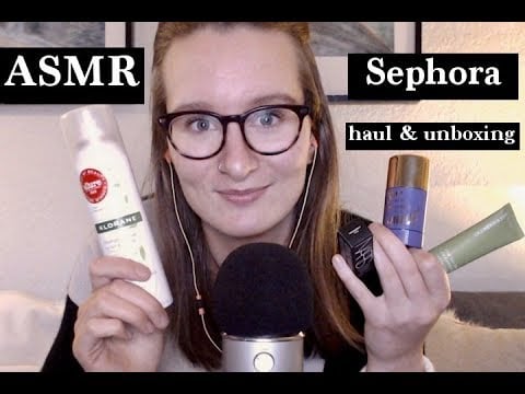 ASMR Sephora Haul & Unboxing