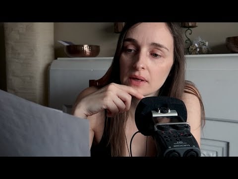 Cozy Whispered Chit Chat About Your Requests ^_^ Subtle Paper Sounds Included! ASMR
