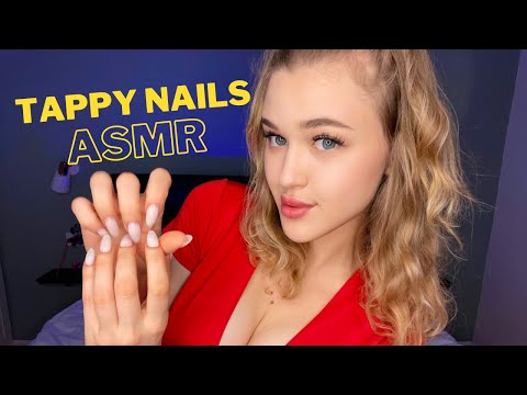 ASMR 💝 MY FIRST VIDEO, playing with my nails for you 💝