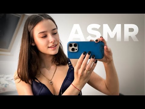 [4K USA ASMR] Addictive Phone Tapping 📱 Glass Clicks, Soft Echo & Real Sound | No Talking
