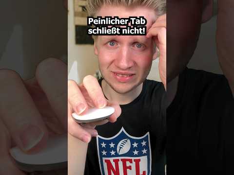 Peinlicher Tab schließt nicht! #asmr