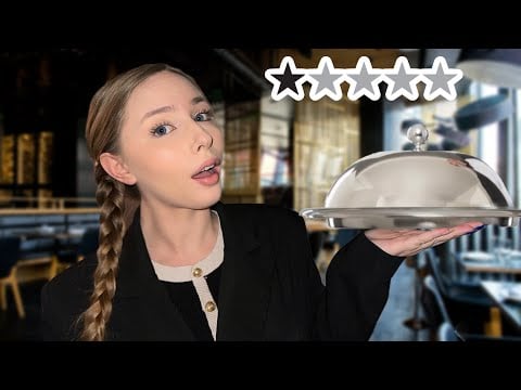 ASMR Roleplay | Worst Rated Waitress at the Best Rated Restaurant 🍴🥗 📝